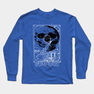 Hard Drive Skull Long Sleeve T-Shirt